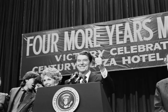 Framed Print : President Reagan Gives The Thumbs Up