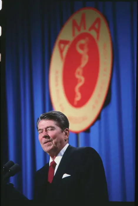 Framed Print : President Reagan Giving a Speech Framed Print : President Reagan Giving a Speech