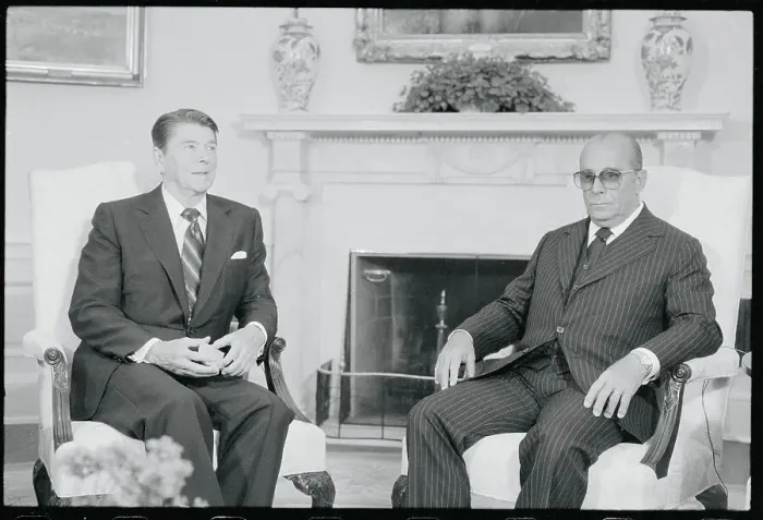 Framed Print : President Reagan and Joao Baptista de Oliveira Figueiredo Framed Print : President Reagan and Joao Baptista de Oliveira Figueiredo