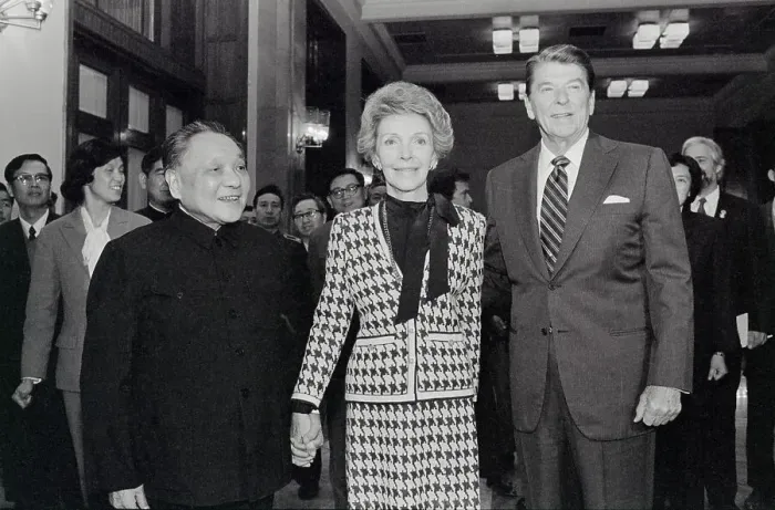Framed Print : President Reagan, Nancy Reagan, and Deng Xiaoping Framed Print : President Reagan, Nancy Reagan, and Deng Xiaoping