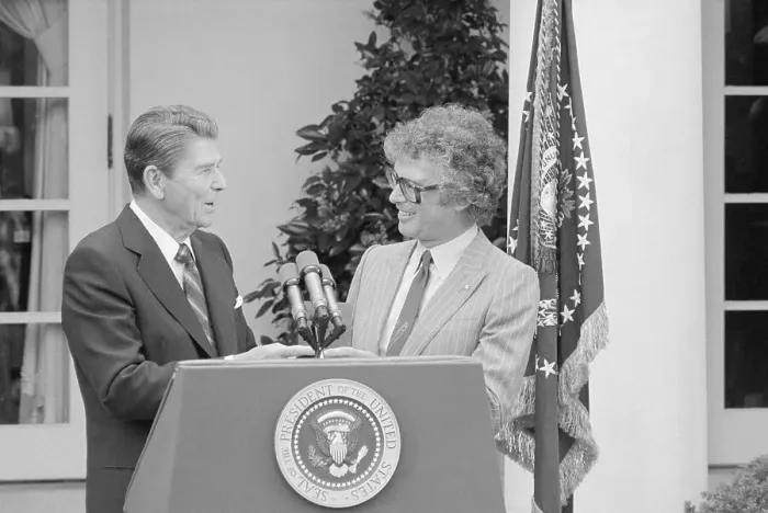 Framed Print : President Reagan Presenting Medal to Kenneth Taylor Framed Print : President Reagan Presenting Medal to Kenneth Taylor