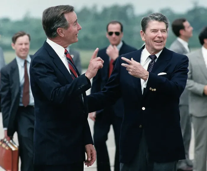 Framed Print : President Reagan and Vice President Bush Framed Print : President Reagan and Vice President Bush