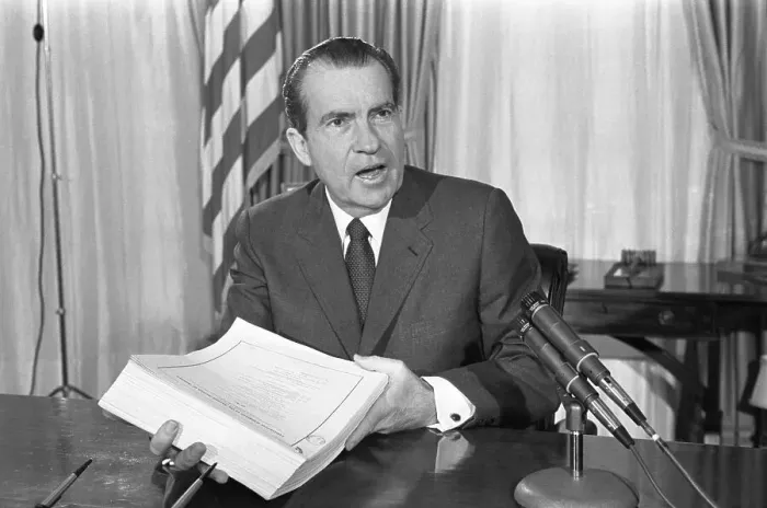 Framed Print : President Richard M. Nixon Signs Bill Framed Print : President Richard M. Nixon Signs Bill