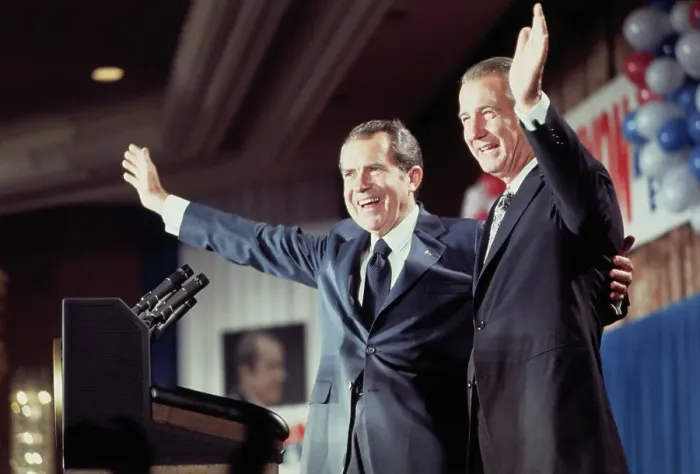 Framed Print : President Richard Nixon and Spiro Agnew Framed Print : President Richard Nixon and Spiro Agnew