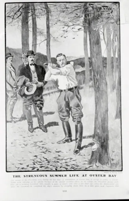 Framed Print : President Roosevelt Chopping Down Tree Framed Print : President Roosevelt Chopping Down Tree