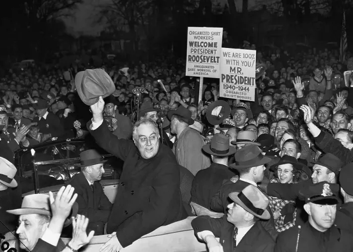 Framed Print : President Roosevelt in Kingston Framed Print : President Roosevelt in Kingston