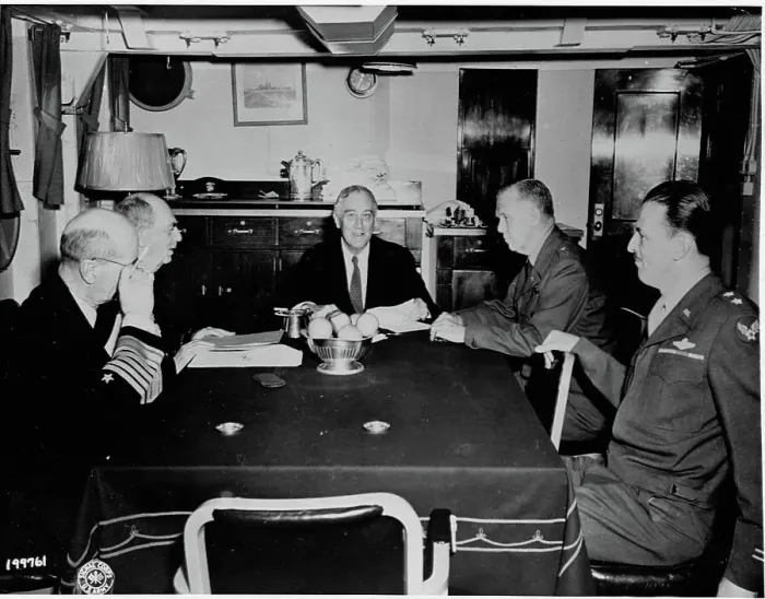 Framed Print : President Roosevelt Meeting with Military Leaders Framed Print : President Roosevelt Meeting with Military Leaders