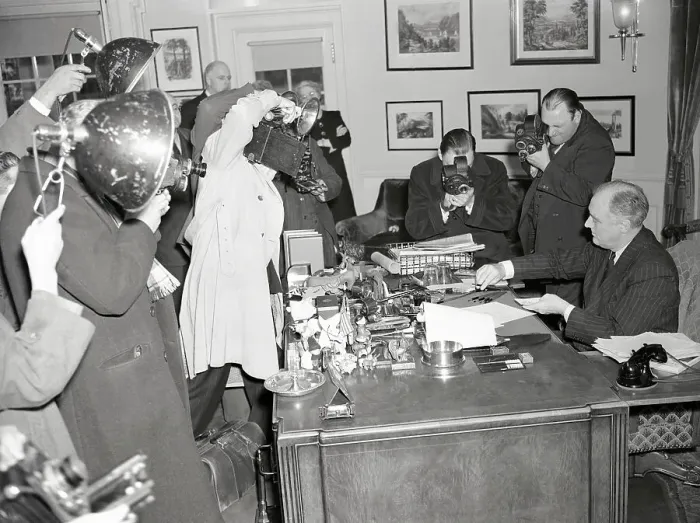 Framed Print : President Roosevelt Signing a Bill Framed Print : President Roosevelt Signing a Bill
