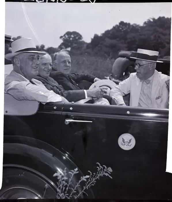 Framed Print : President Roosevelt Touring Washington Framed Print : President Roosevelt Touring Washington