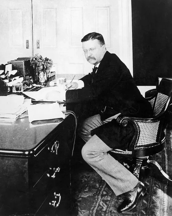 Framed Print : President Roosevelt at His White House Desk Framed Print : President Roosevelt at His White House Desk
