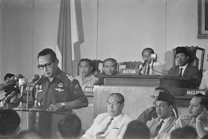 Framed Print : President Suharto Addresses Parliament Framed Print : President Suharto Addresses Parliament