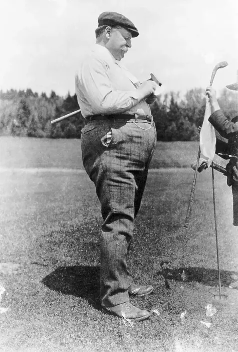 Framed Print : President Taft Playing Golf Framed Print : President Taft Playing Golf