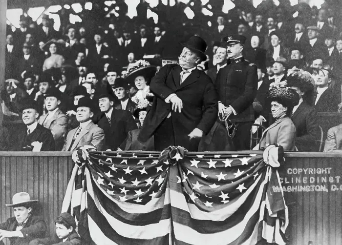Framed Print : President Taft Throwing the First Pitch at a Baseball Game Framed Print : President Taft Throwing the First Pitch at a Baseball Game