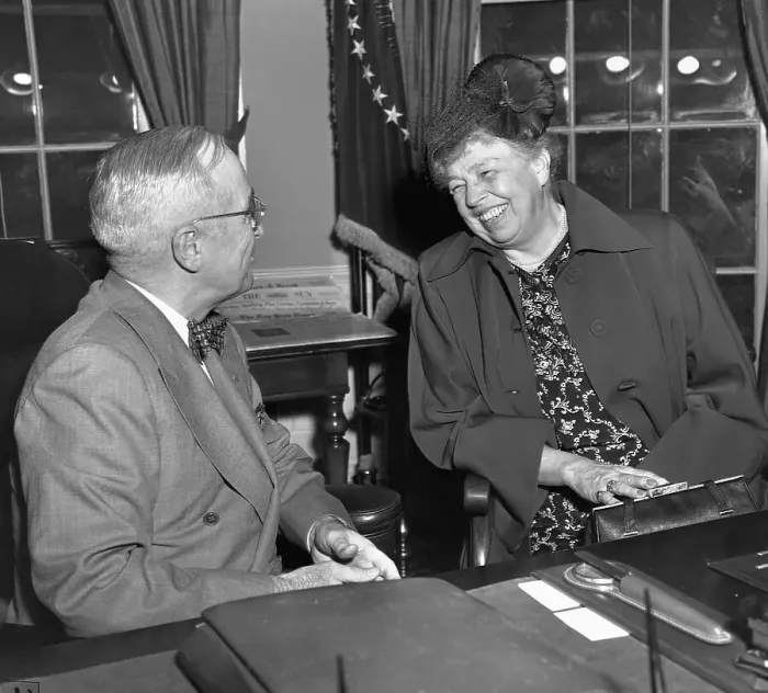 Framed Print : President Truman and Eleanor Roosevelt Framed Print : President Truman and Eleanor Roosevelt