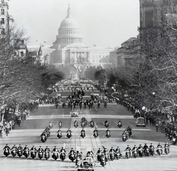 Framed Print : President Truman'S Inauguration Parade Framed Print : President Truman'S Inauguration Parade