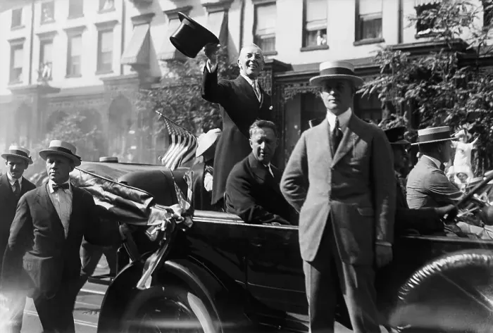 Framed Print : President Wilson Arrives In New York Framed Print : President Wilson Arrives In New York