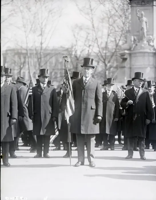 Framed Print : President Wilson Leading Parade Framed Print : President Wilson Leading Parade
