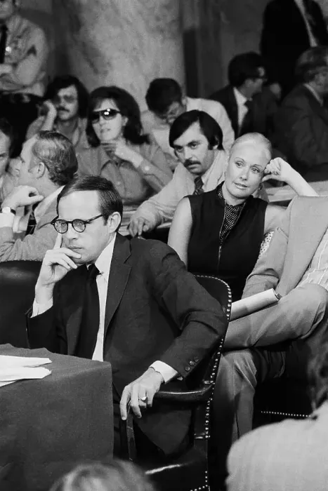 Framed Print : Presidential Advisor John Dean and Wife at Watergate Hearing Framed Print : Presidential Advisor John Dean and Wife at Watergate Hearing