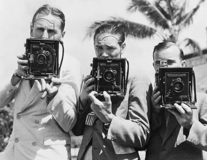 Framed Print : Presidential Camera Corps Framed Print : Presidential Camera Corps