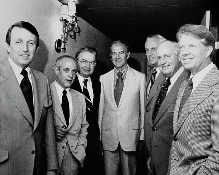 Framed Print : Presidential Candidate George McGovern With Democratic Governors Framed Print : Presidential Candidate George McGovern With Democratic Governors