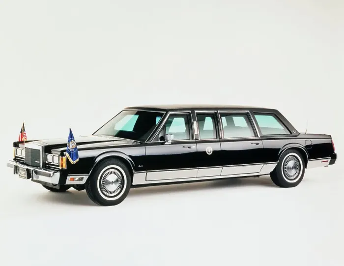 Framed Print : Presidential Limousine Equipped with Advanced Security
