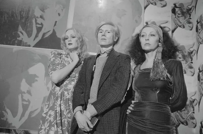 Framed Print : Press Conference for Andy Warhol Exhibition Opening Framed Print : Press Conference for Andy Warhol Exhibition Opening