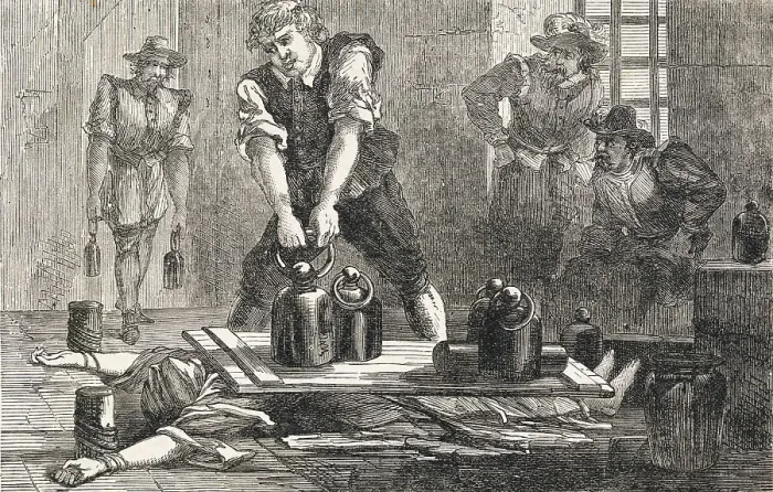 Framed Print : Pressing Margaret Clitheroe to Death Framed Print : Pressing Margaret Clitheroe to Death
