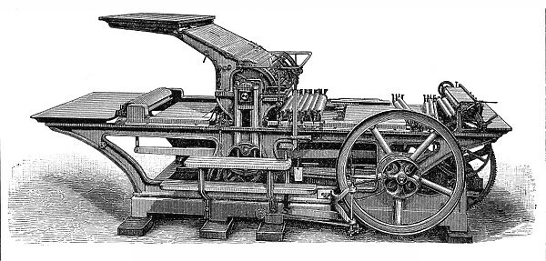 Pressure printing press (Schmiers, Werner & Stein)