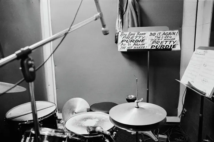 Framed Print : Pretty Purdie's Drum Kit