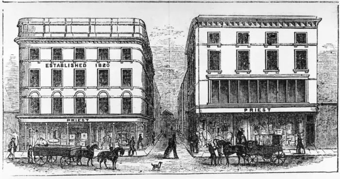 Framed Print : Priests Furniture Shop Framed Print : Priests Furniture Shop