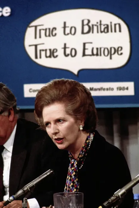 Framed Print : Prime Minister Margaret Thatcher During a Press Conference Framed Print : Prime Minister Margaret Thatcher During a Press Conference