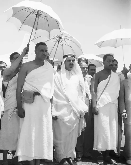 Framed Print : Prime Minister Nasser Arrives in Mecca Framed Print : Prime Minister Nasser Arrives in Mecca