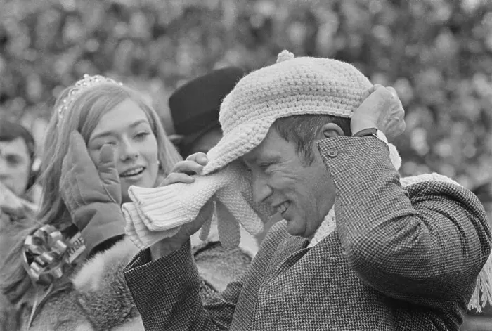 Framed Print : Prime Minister Pierre E. Trudeau Adjusting His Cap in Sports Stadium Framed Print : Prime Minister Pierre E. Trudeau Adjusting His Cap in Sports Stadium