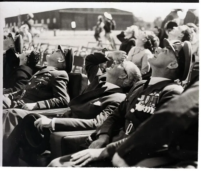 Framed Print : Prime Minister Watching Aerial Show Framed Print : Prime Minister Watching Aerial Show
