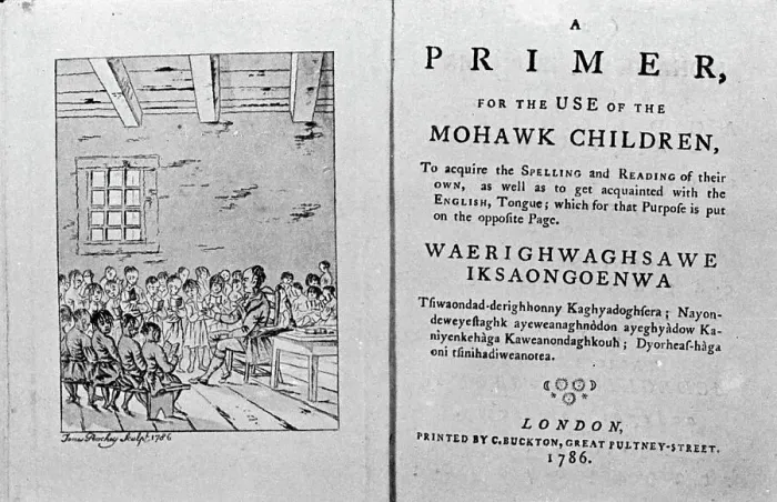 Framed Print : Primer For The Use Of Mohawk Children Framed Print : Primer For The Use Of Mohawk Children