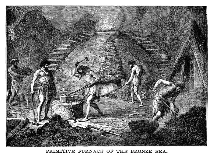 Framed Print : Primitive furnace of the bronze era Framed Print : Primitive furnace of the bronze era