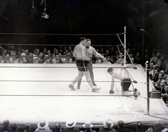Framed Print : Primo Carnera and Jack Sharkey Boxing Framed Print : Primo Carnera and Jack Sharkey Boxing
