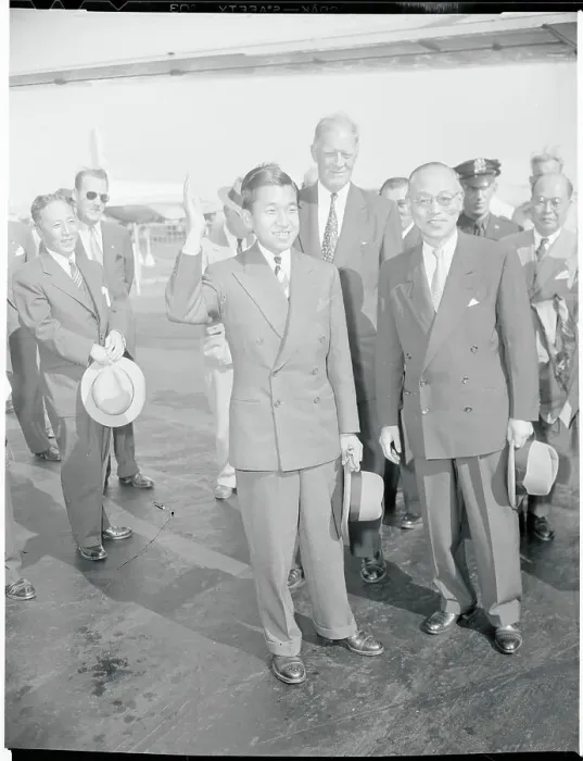 Framed Print : Prince Akihito Arriving Framed Print : Prince Akihito Arriving