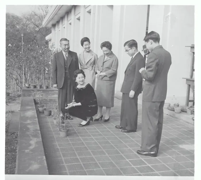 Framed Print : Prince Akihito Filming His Family Framed Print : Prince Akihito Filming His Family