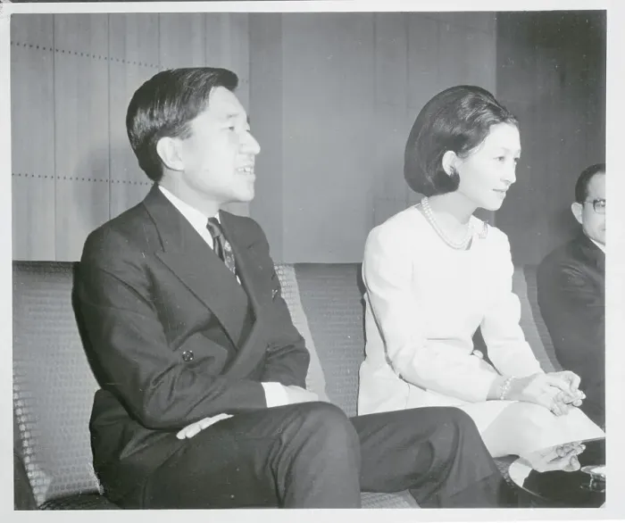 Framed Print : Prince Akihito and Princess Michiko Framed Print : Prince Akihito and Princess Michiko