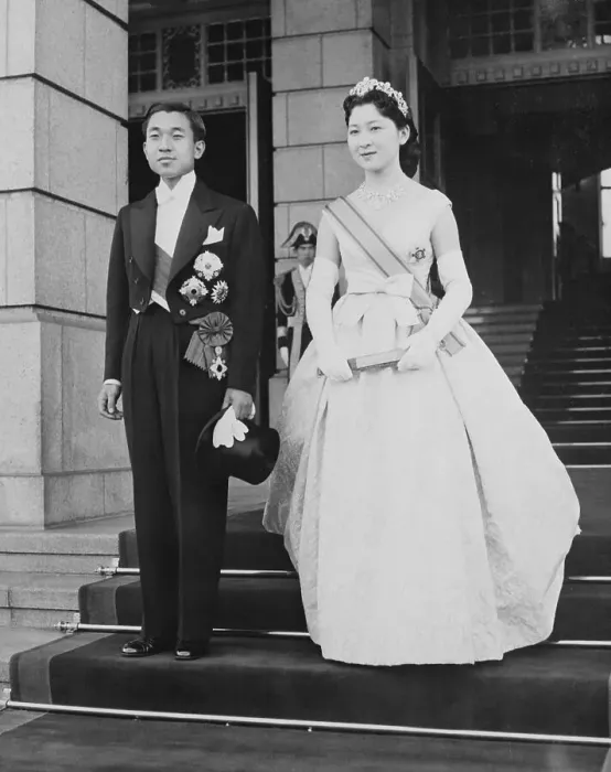 Framed Print : Prince Akihito and Princess Michiko Framed Print : Prince Akihito and Princess Michiko