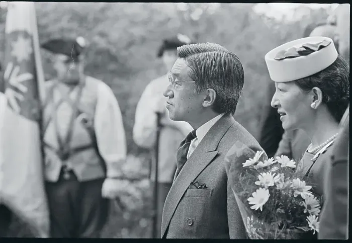Framed Print : Prince Akihito and Princess Michiko Framed Print : Prince Akihito and Princess Michiko