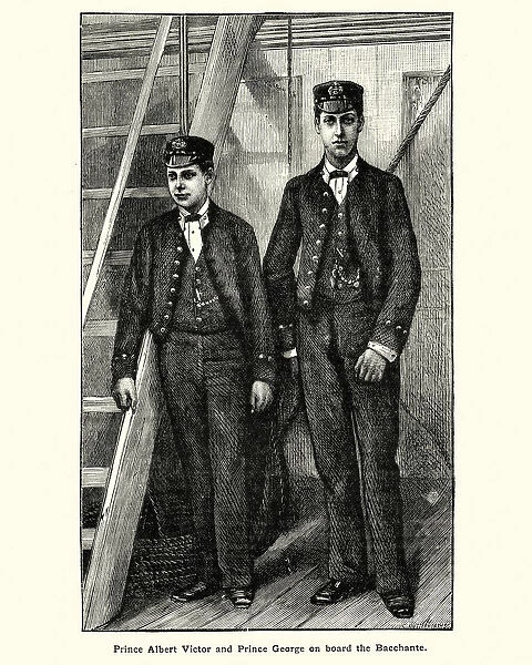 Prince Albert Victor and Prince George