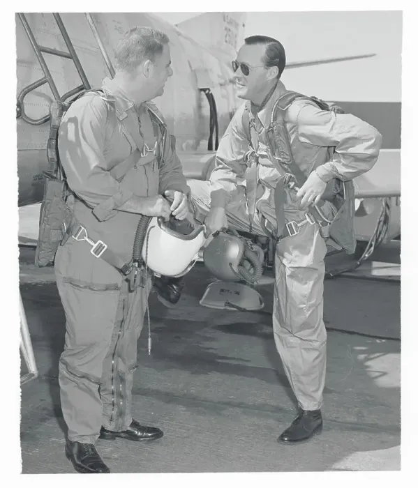 Framed Print : Prince Bernhard Chatting with Joe Lynch