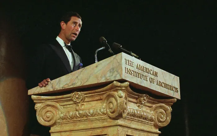Framed Print : Prince Charles Addressing American Institute Architects Framed Print : Prince Charles Addressing American Institute Architects