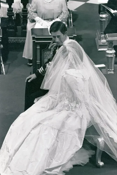 Framed Print : Prince Charles and Diana Spencer During Wedding Framed Print : Prince Charles and Diana Spencer During Wedding