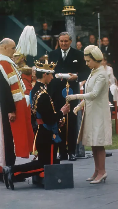 Framed Print : Prince Charles After Investiture Framed Print : Prince Charles After Investiture