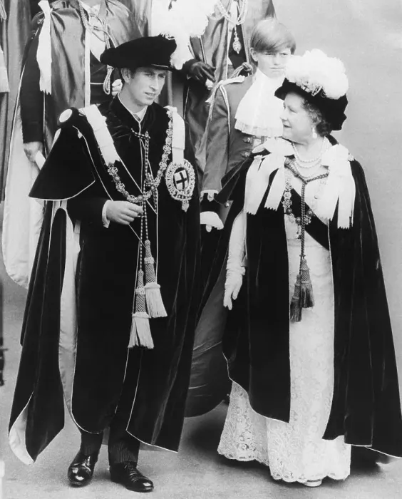 Framed Print : Prince Charles Marches In Procession Framed Print : Prince Charles Marches In Procession