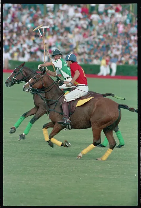 Framed Print : Prince Charles During a Polo Match Framed Print : Prince Charles During a Polo Match