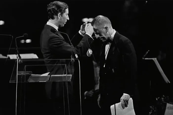 Framed Print : Prince Charles Presenting Award To Ross Perot Framed Print : Prince Charles Presenting Award To Ross Perot